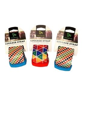 🆕-Set/3 Travelon Luggage Straps. New in Packaging